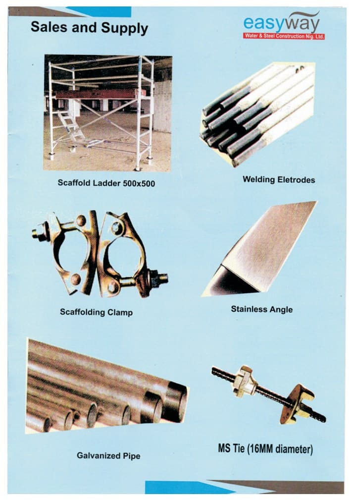 Scaffolding Components & Welding Supplies