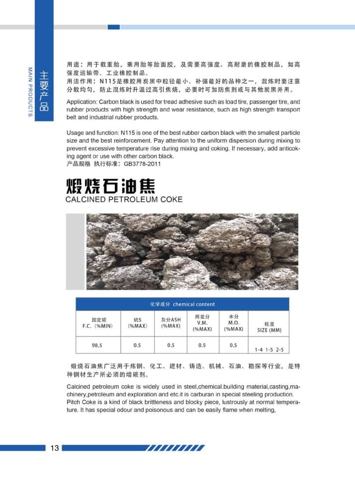 Calcined Petroleum Coke