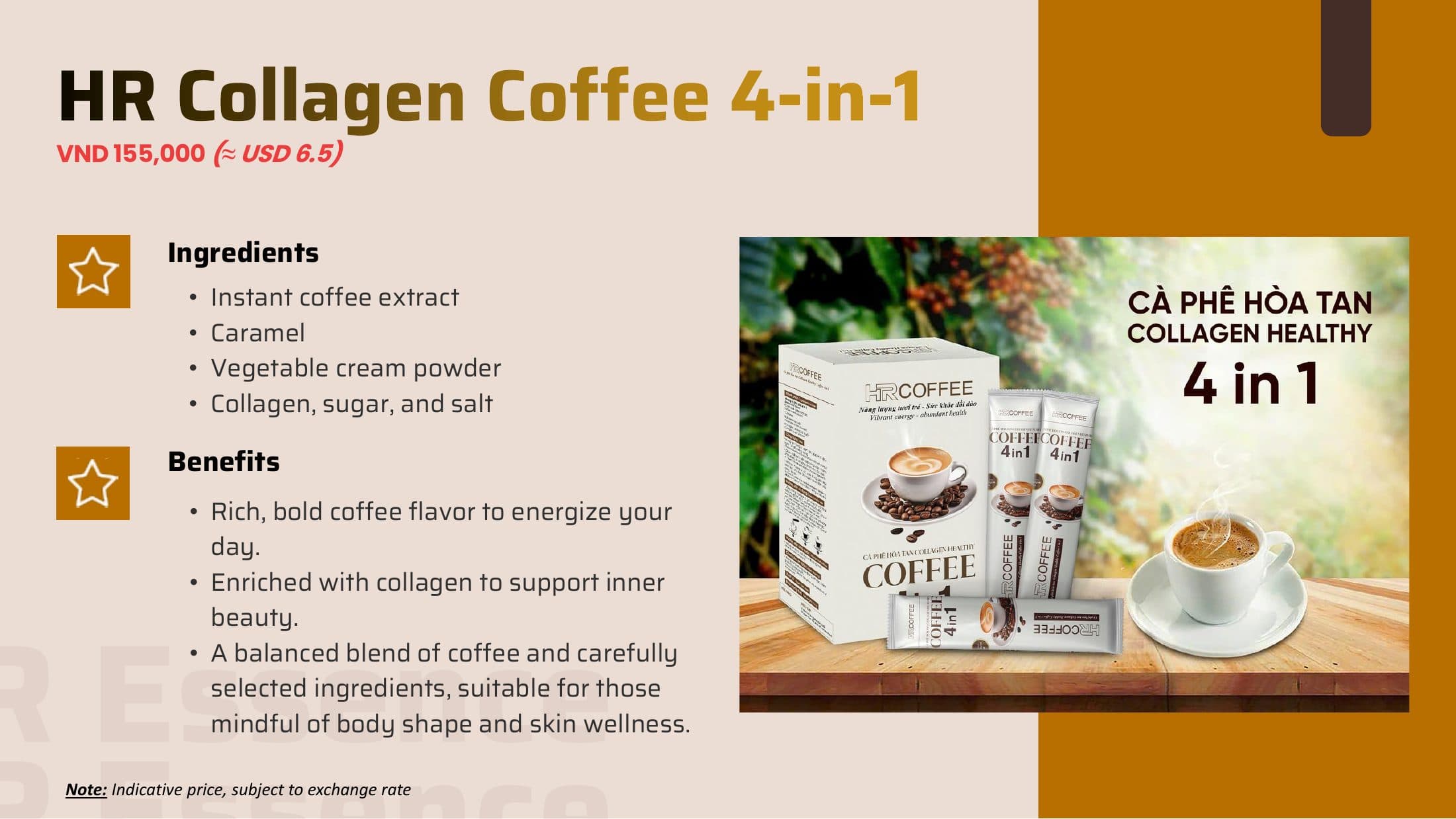 HR Collagen Healthy Coffee 4-in-1