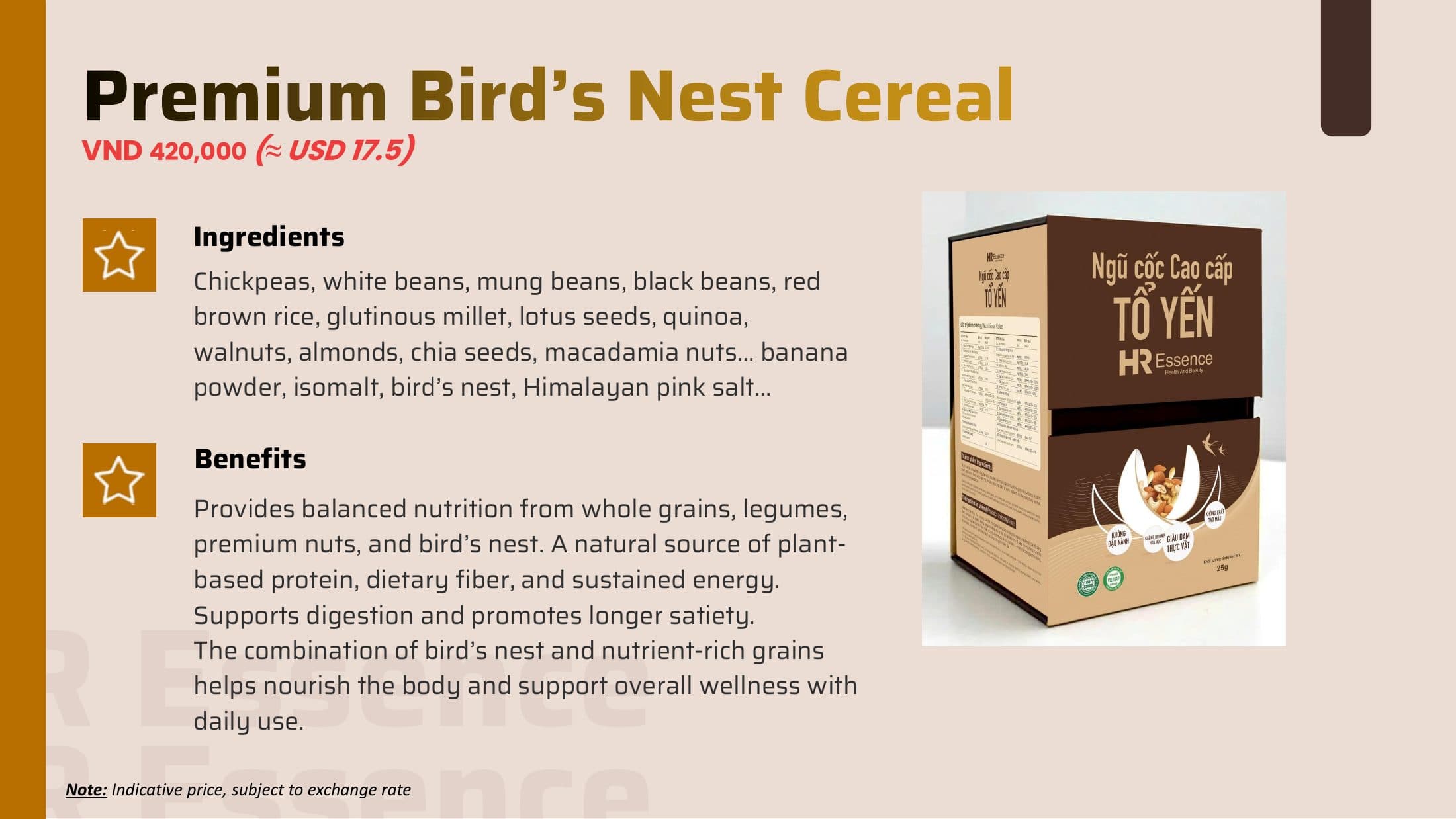 Premium Bird's Nest Cereal