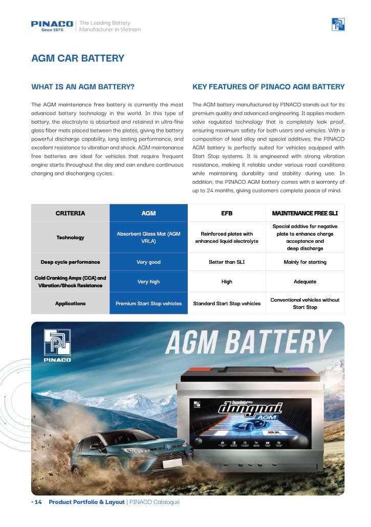 Dinamic AGM Battery