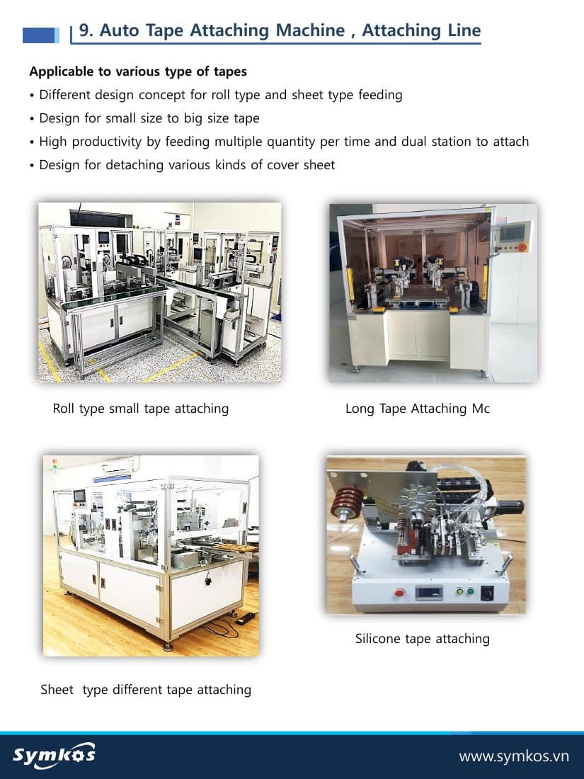 Automatic Tape Attaching Line