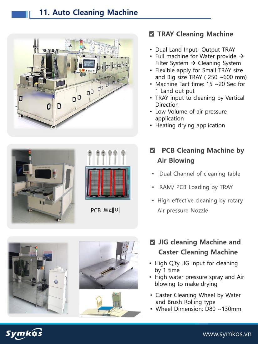 Tray, PCB and Jig Cleaning Machine