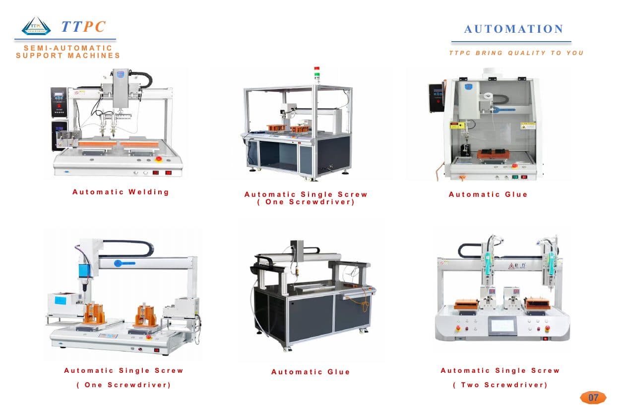 Semi-Automatic Welding, Screwdriving and Gluing Machines