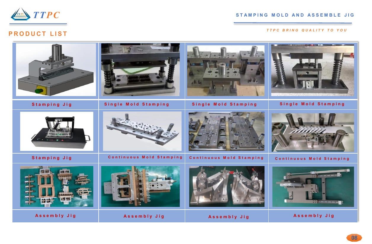 Stamping Molds and Assembly Jigs
