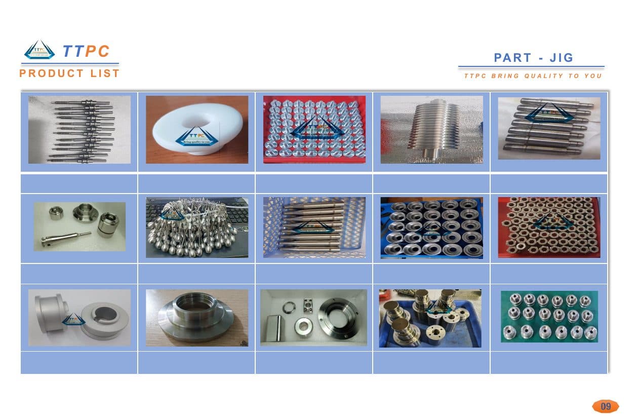 Precision Machine Parts and Jigs